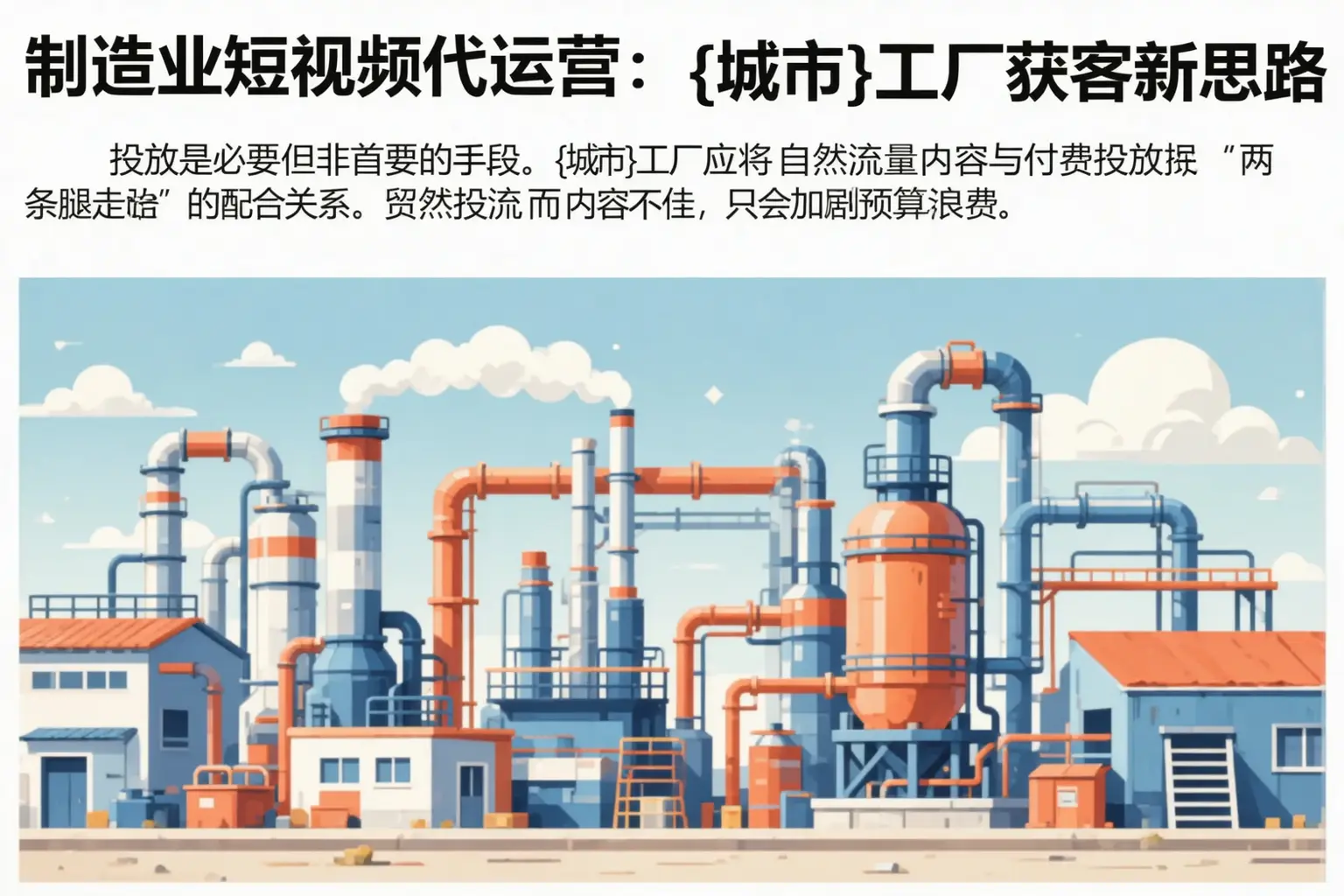 制造业短视频代运营：临沧工厂获客新思路