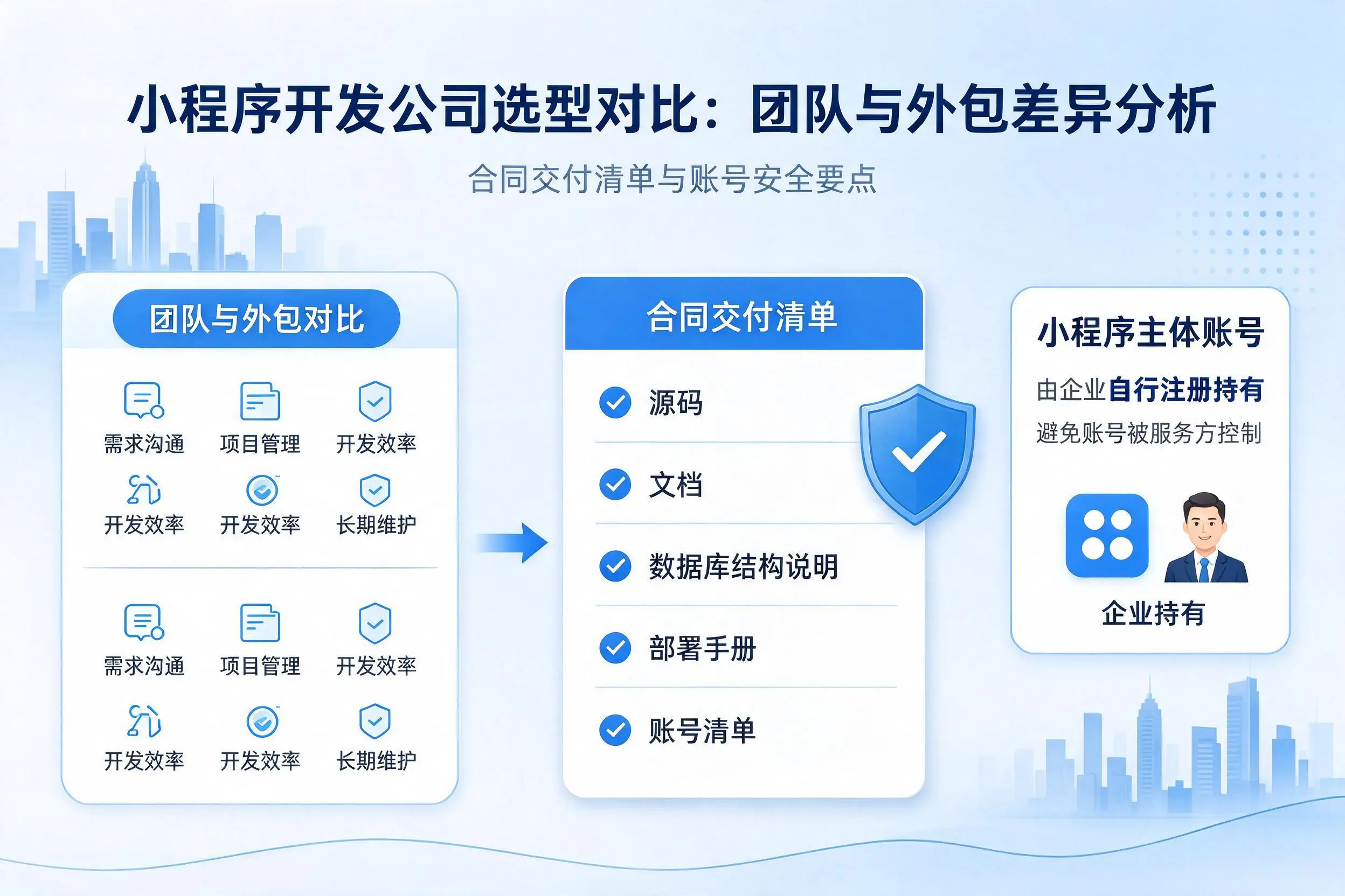 临沧小程序开发公司选型对比:团队与外包差异分析
