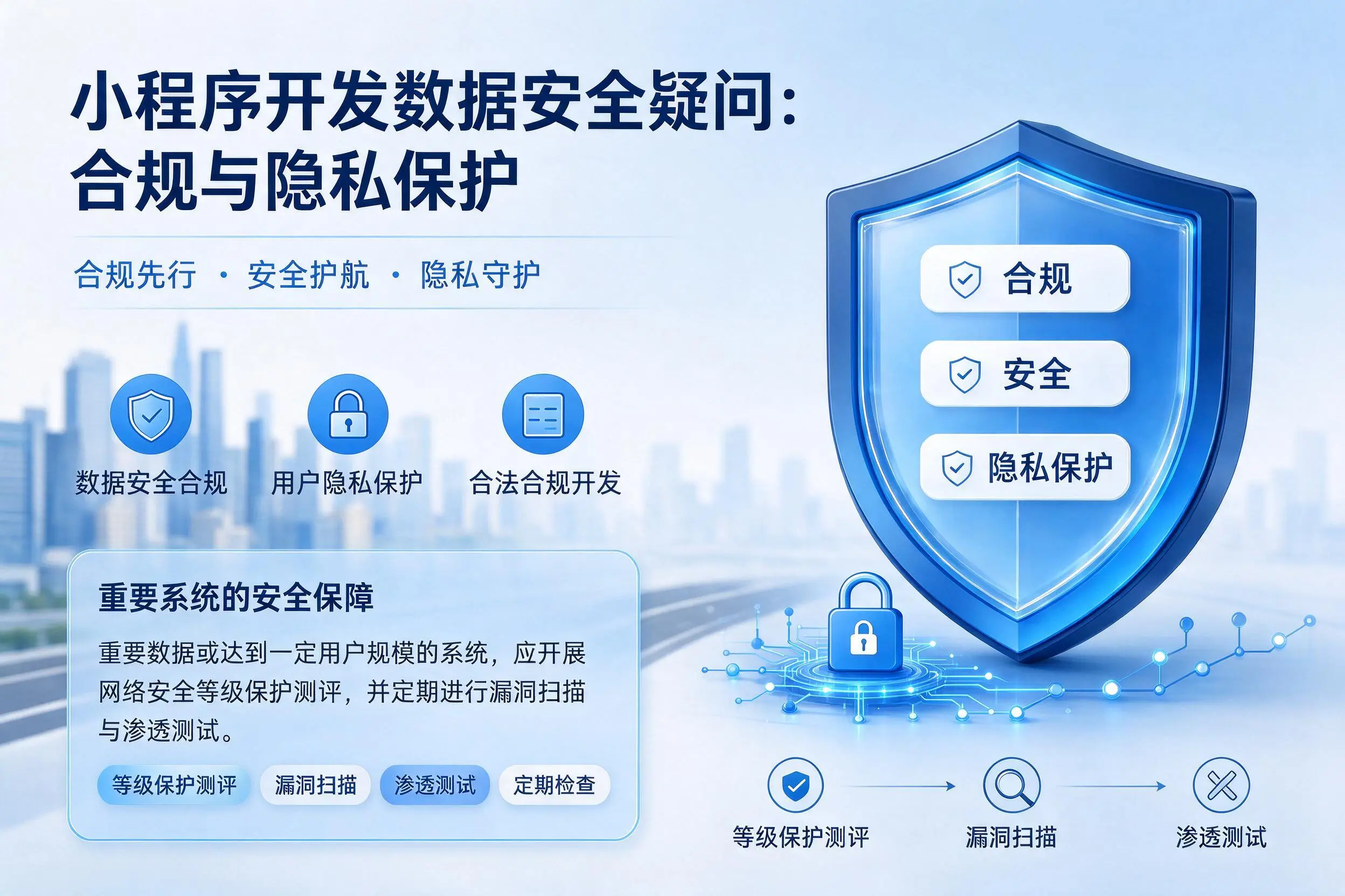 临沧小程序开发数据安全疑问：合规与隐私保护