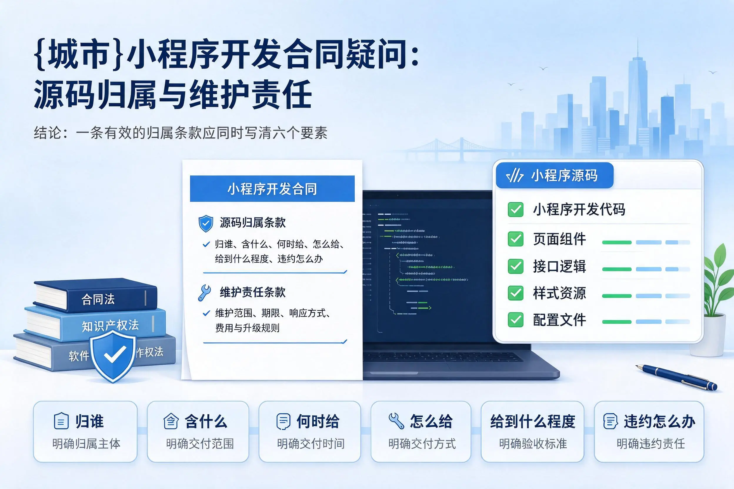 临沧小程序开发合同疑问：源码归属与维护责任