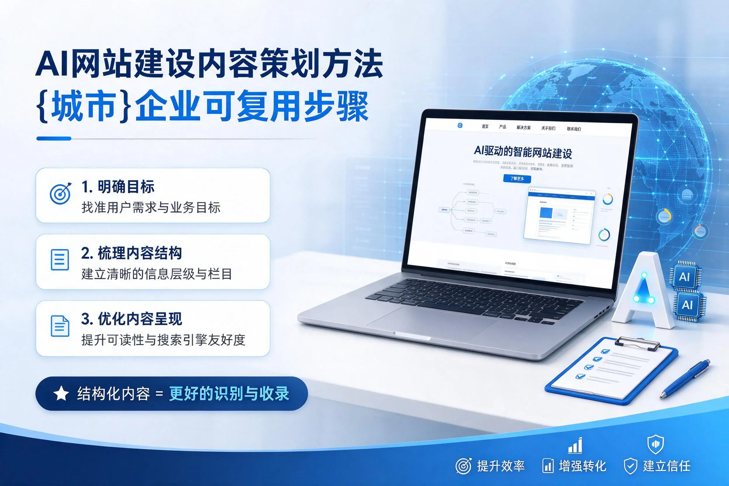 AI网站建设内容策划方法，临沧企业可复用步骤