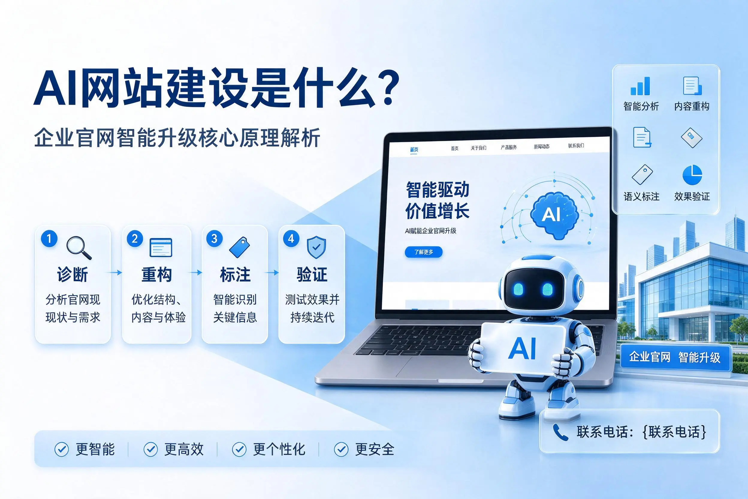 AI网站建设是什么?临沧企业官网智能升级核心原理解析